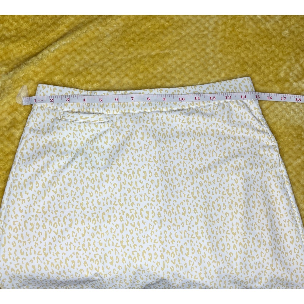 Peter Millar Wicking Skort UPF 50+ Sun Protection Athletic Leopard‎ Print XS - Picture 6 of 6